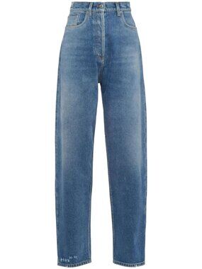 New PRADA organic 5 pocket denim jeans navy 25 nwt $1490